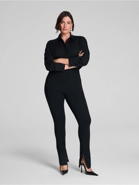 SPANX Ponte Ultra High Rise Convertible Skinny Pant NWT Black